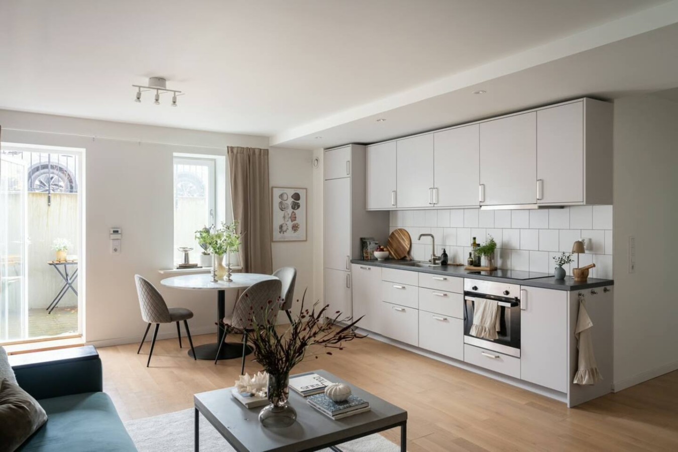Interior of the apartment in Stora Mossen, Bromma