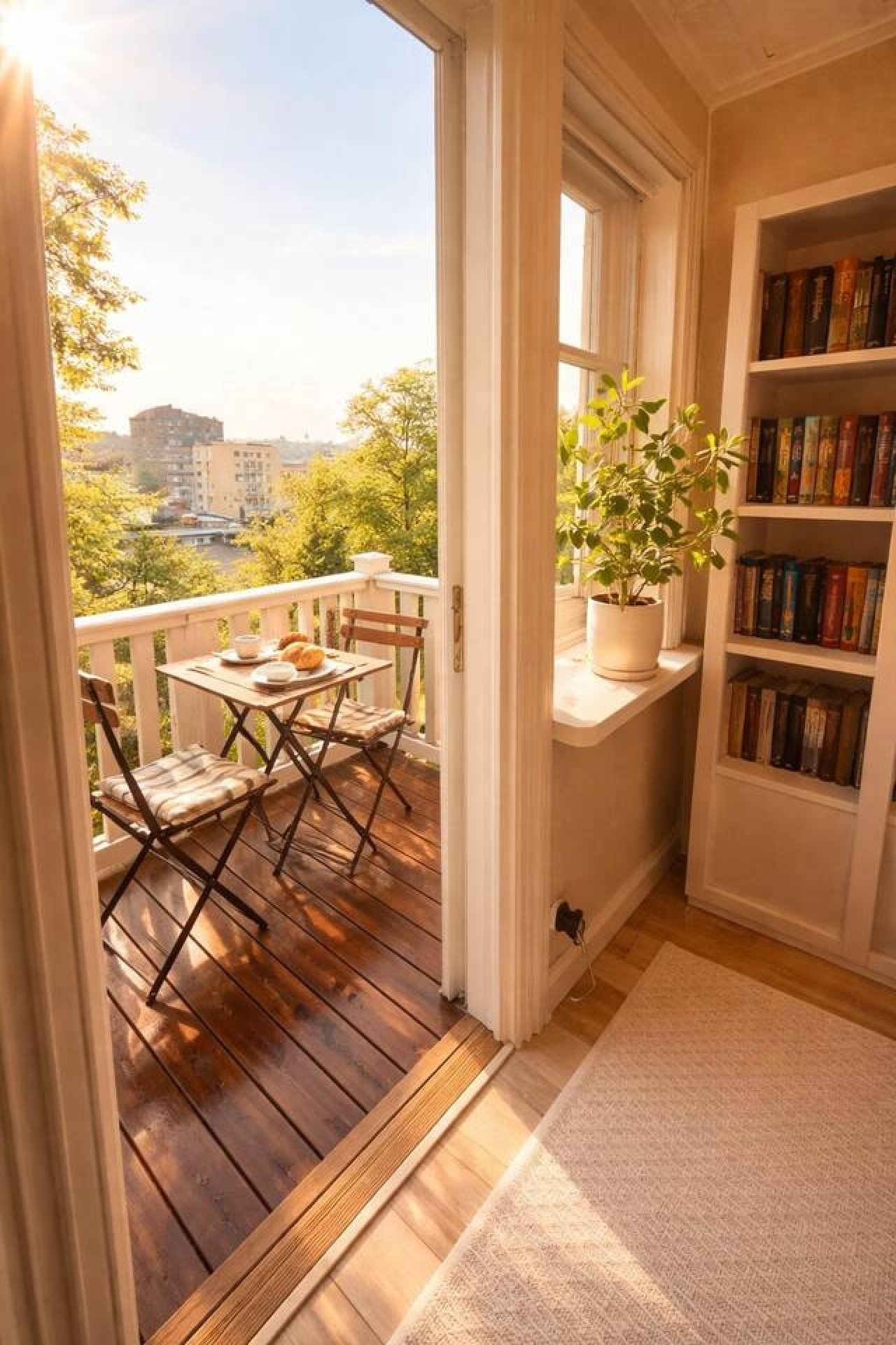 Living area of the house in Spanga, Stockholm