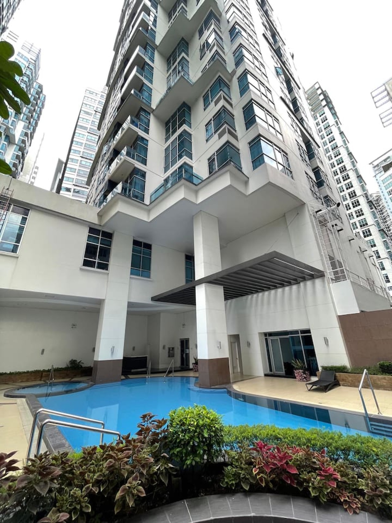The swimming pool is on the ground floor for your convenience.