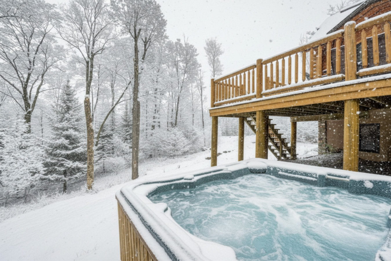 Le Bois Rond at Boisès: Sauna+ Hot Tub for 12 2