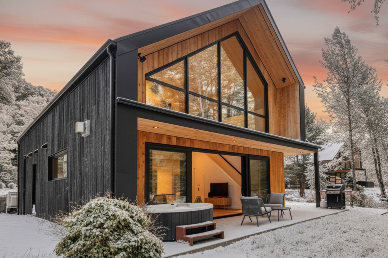 Snohaus 8 - Scandinavian Mountain Chalet w Hot Tub