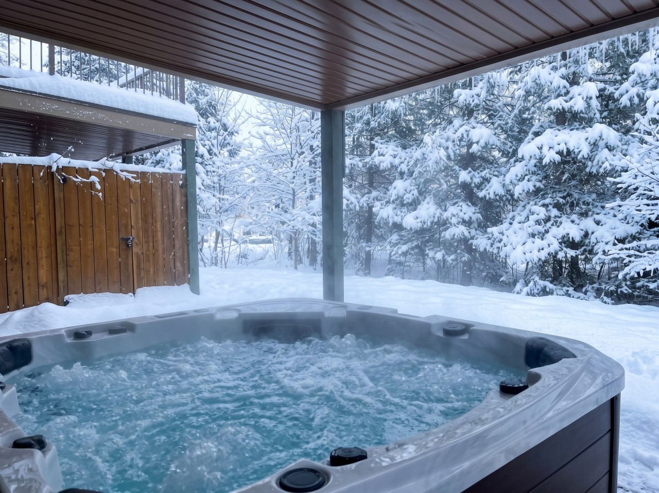 Golfside Tremblant Retreat | Private Hot Tub 2