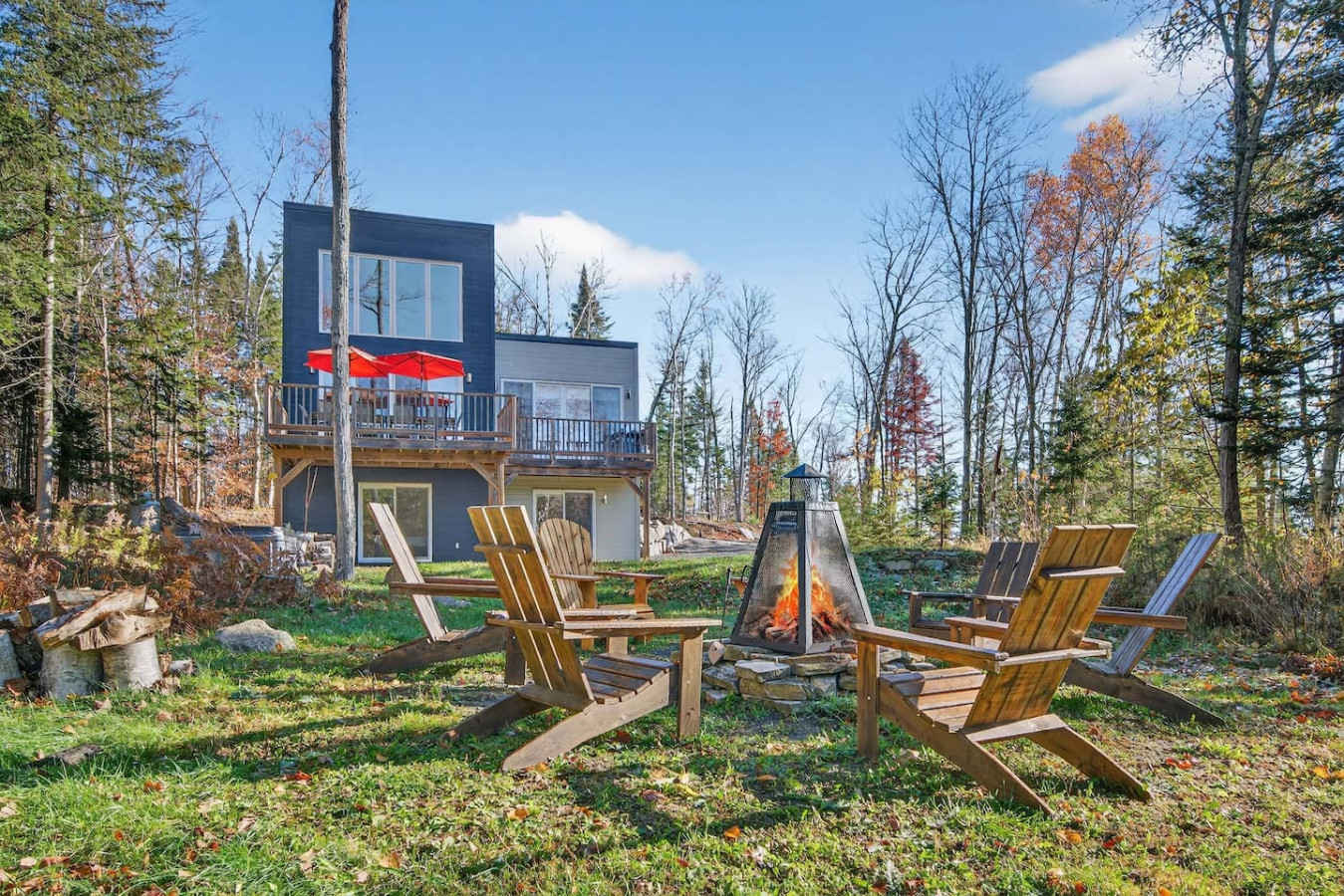 Chalet de la Tranquilitié in Bel Air 44