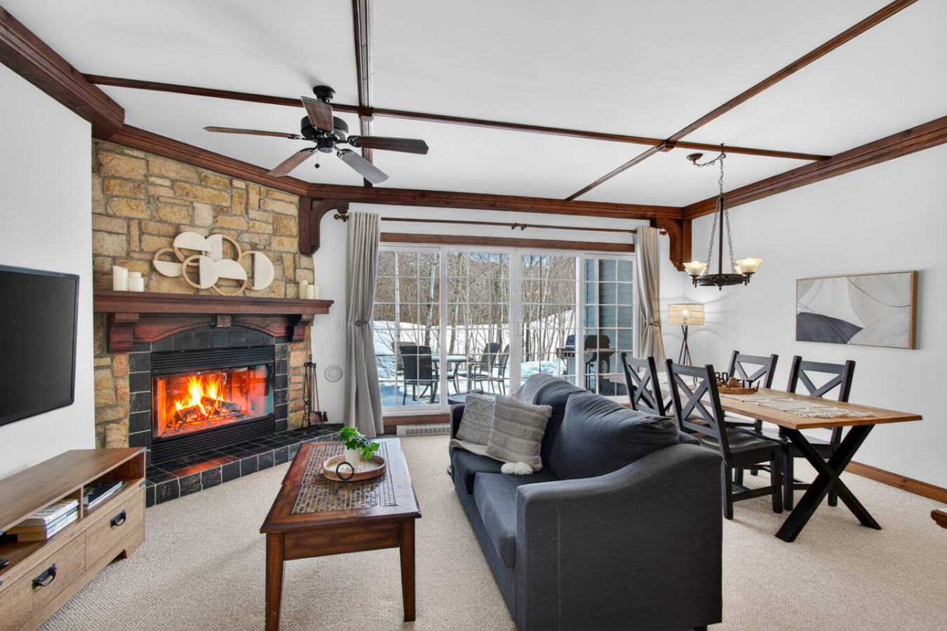 Family Condo w Summer Pool, 5 Mins to Village