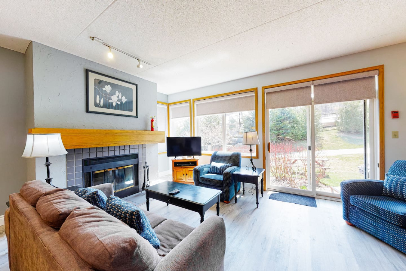 Steps to Blue! Ground-Floor Home for 6