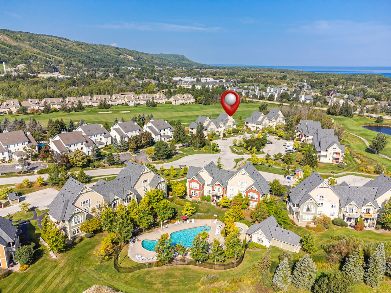 Eagle's Escape at Blue Mtn: Summer Pool + Hot Tub | Photo 19
