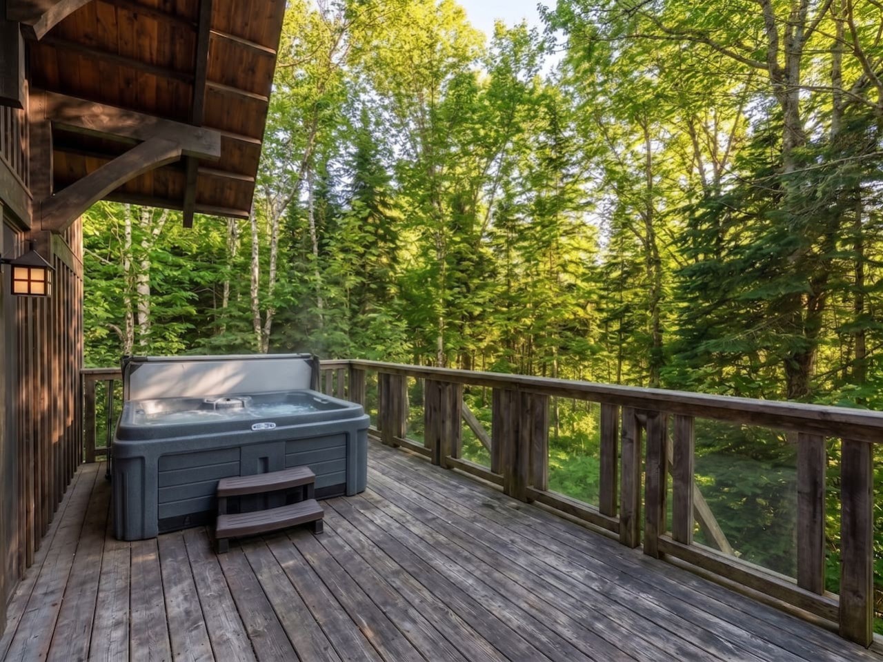 L'Orée du Bois: Forest Chalet with Hot Tub | Photo 4