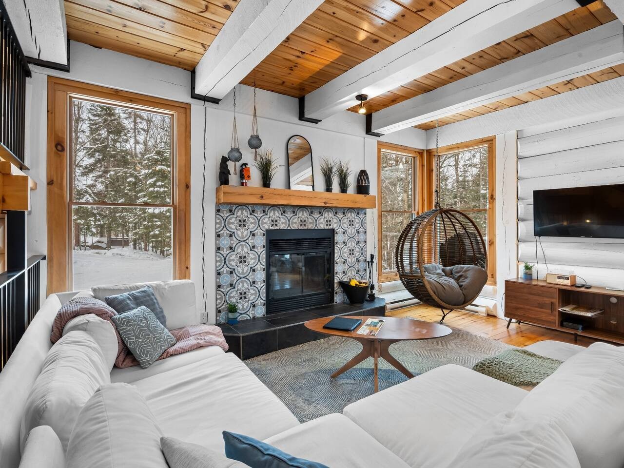 L'Orée du Bois: Forest Chalet with Hot Tub | Photo 6