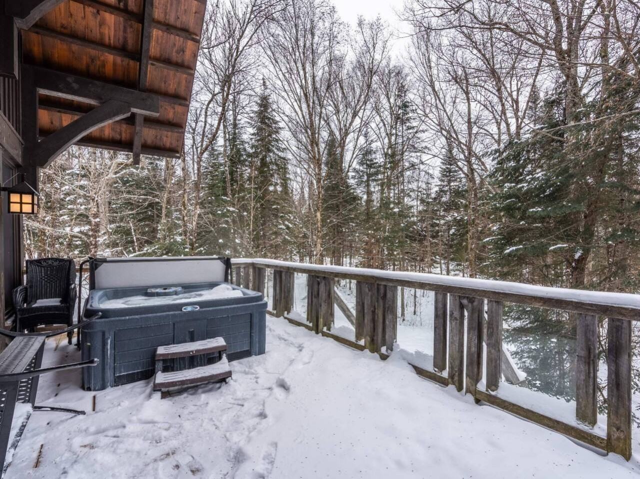 L'Orée du Bois: Forest Chalet with Hot Tub | Photo 31