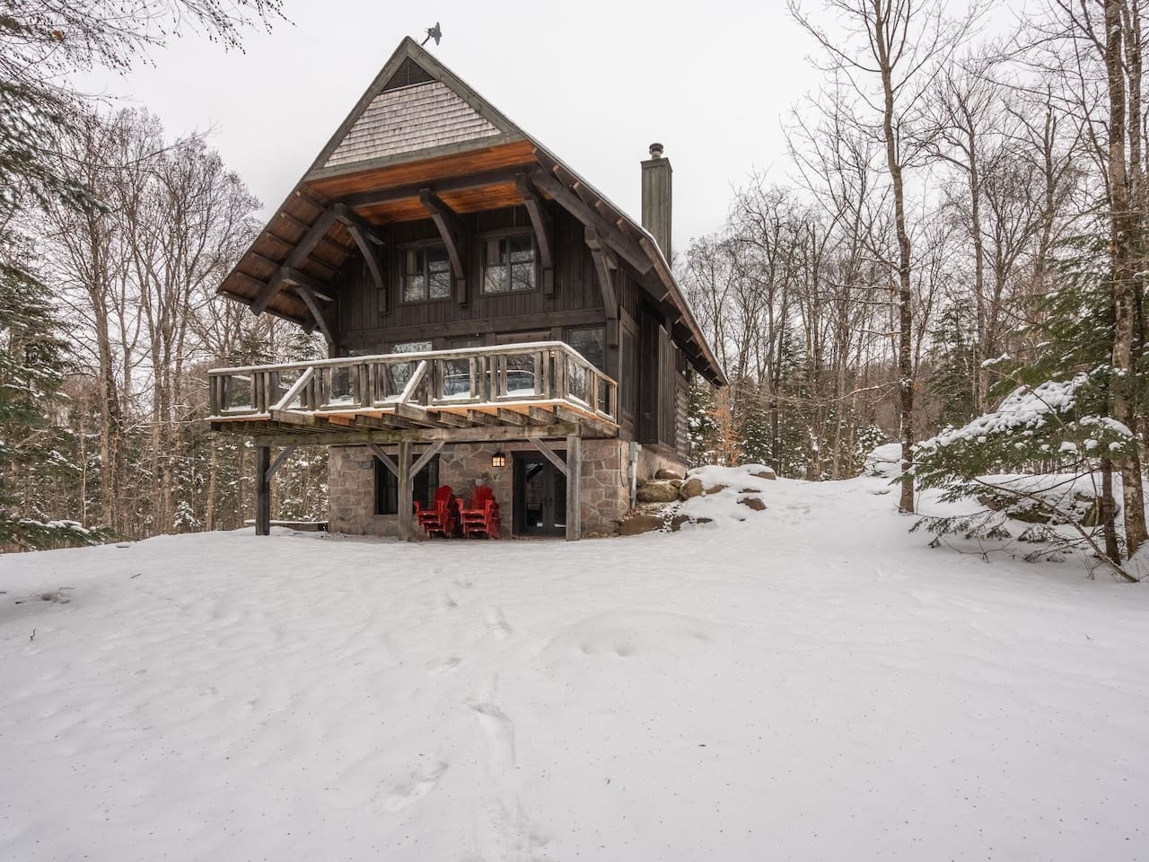 L'Orée du Bois: Forest Chalet with Hot Tub | Photo 34