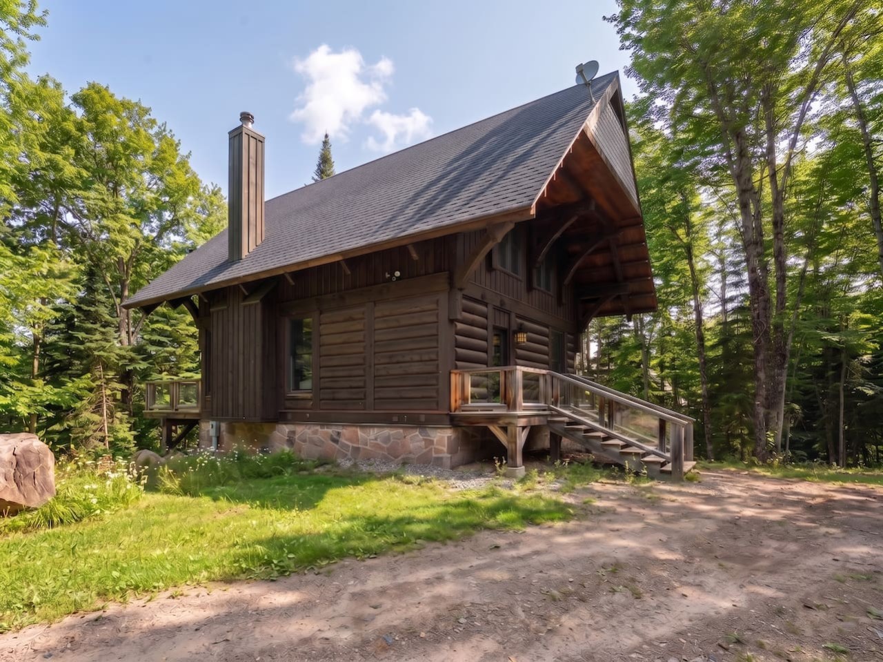 L'Orée du Bois: Forest Chalet with Hot Tub | Photo 30