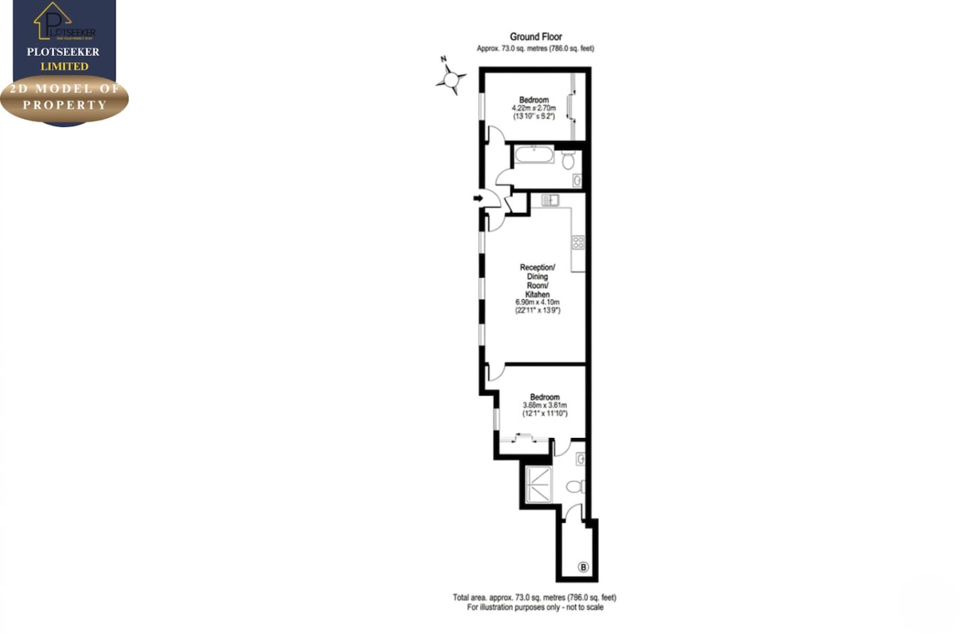 2D MODEL OF THE PROPERTY
