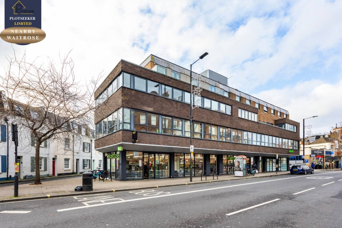 2-minute walk from premium shopping at Waitrose