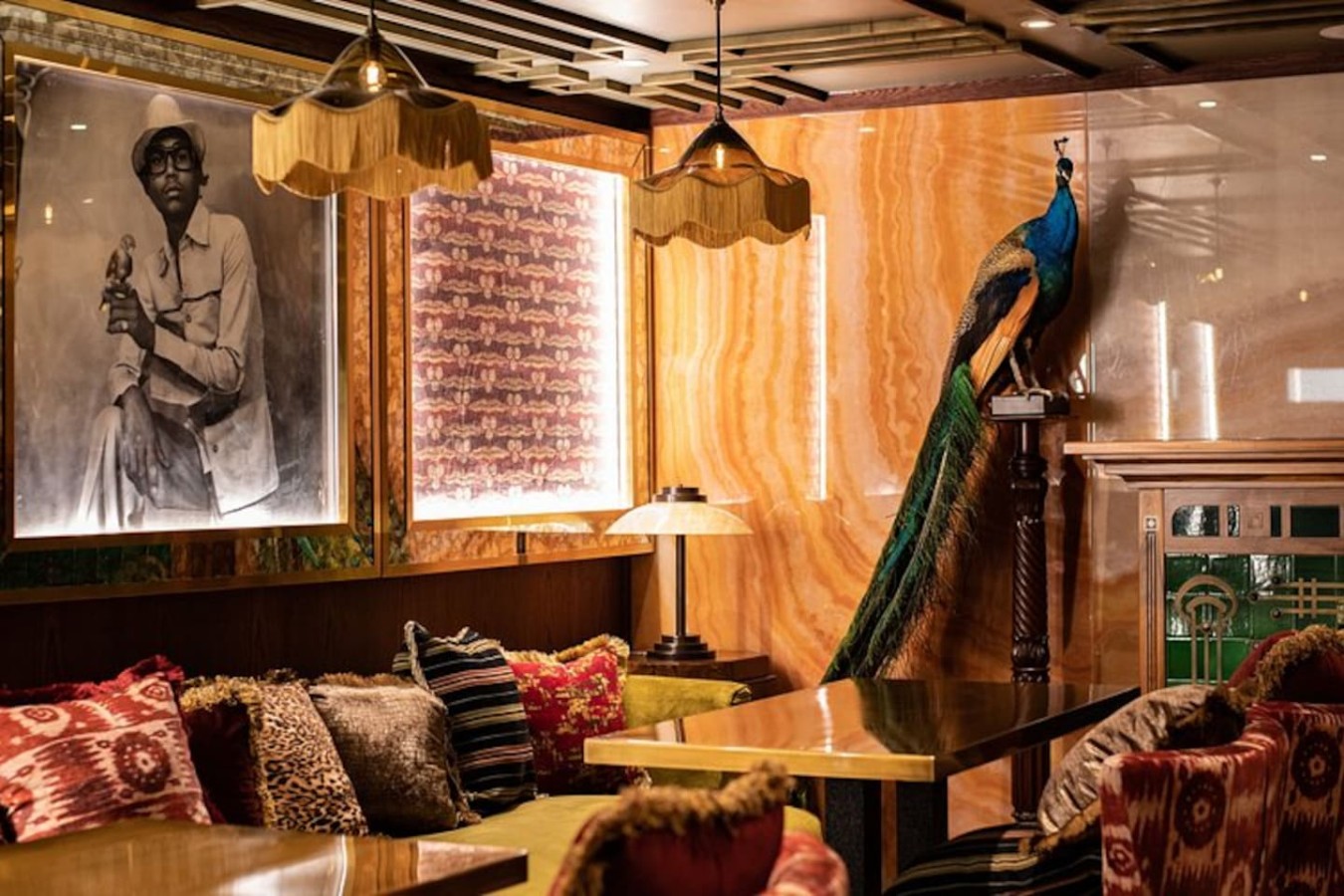 Bandra Bhai — 3 min walk A quirky, immersive speakeasy tucked beneath the Fitzrovia streets—loved for its Indian-inspired décor and mysterious ambiance.