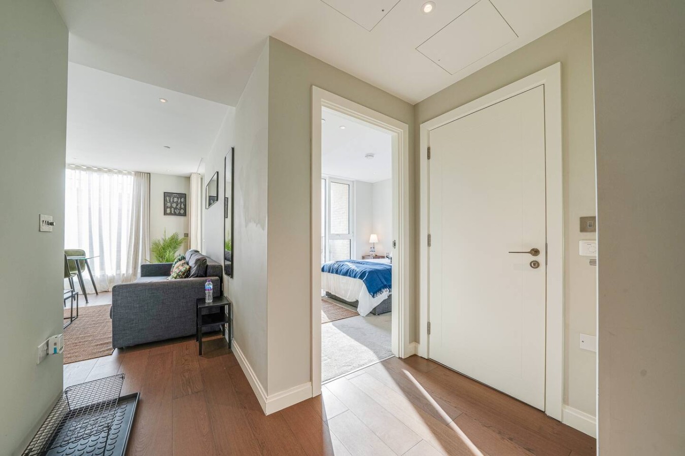 living room and bedroom