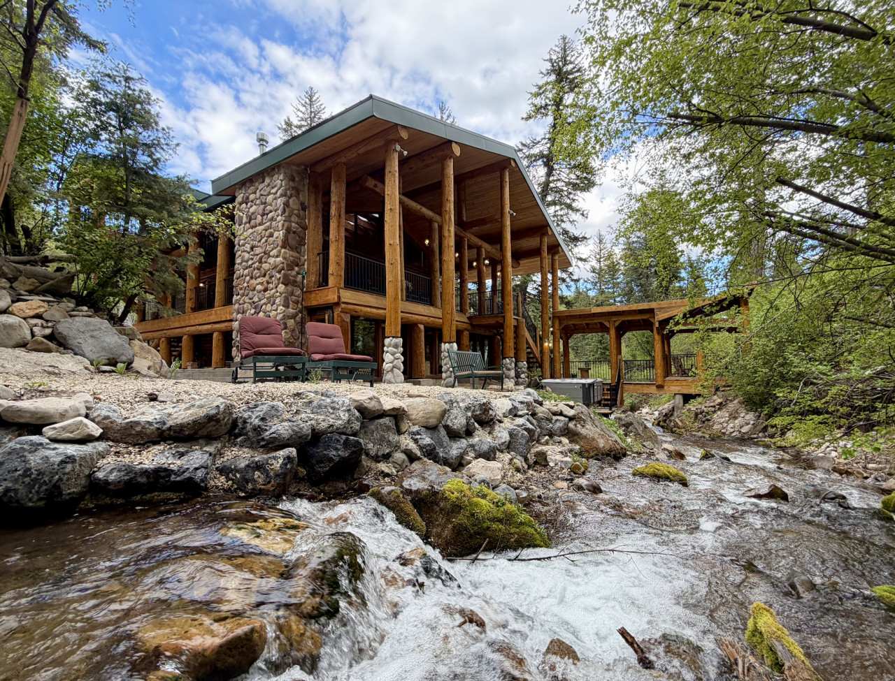 Log Cabin On The Stream • Sundance, Utah