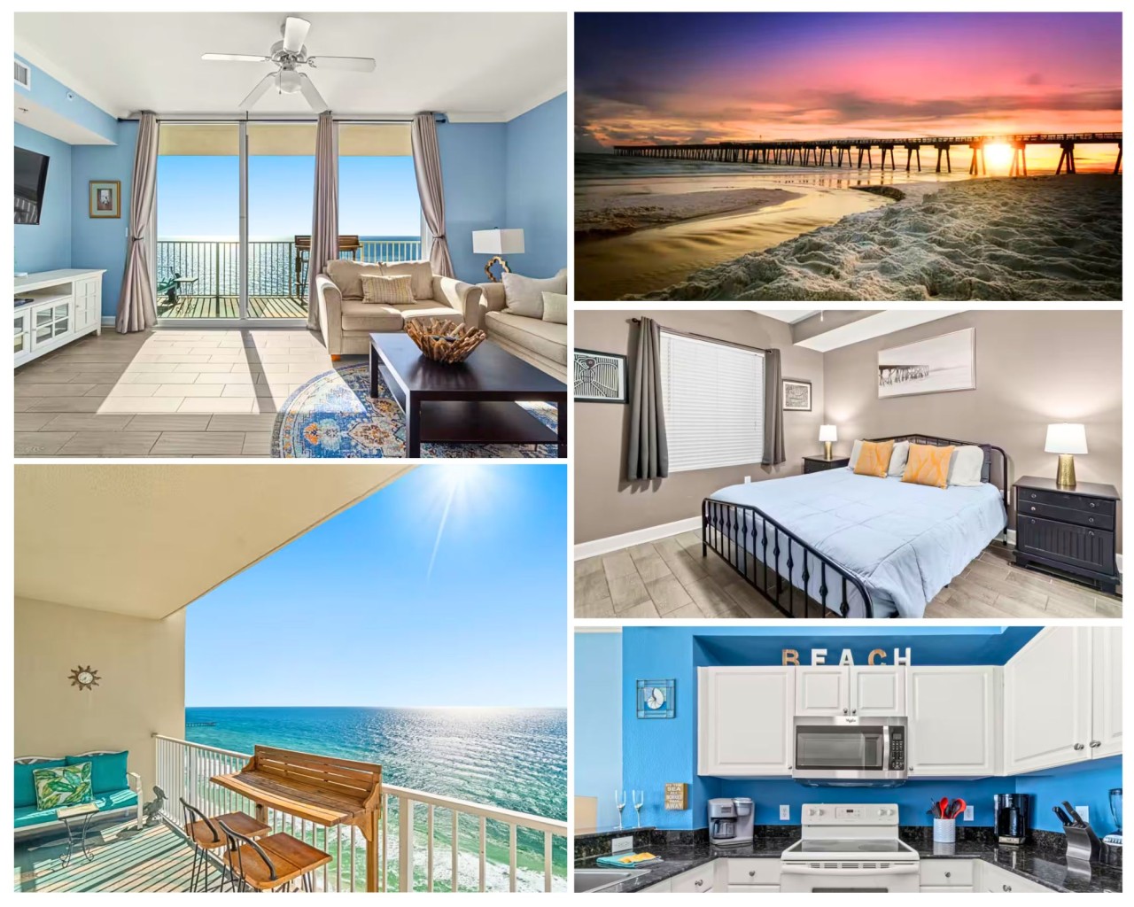 Breathtaking Beachfront Condo, By Pier Park, Pools
