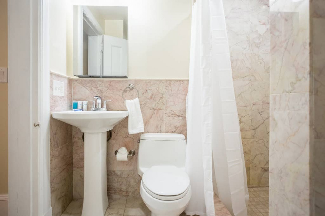 Toiletries, towels, soap, shampoo, etc are stocked before your arrival.