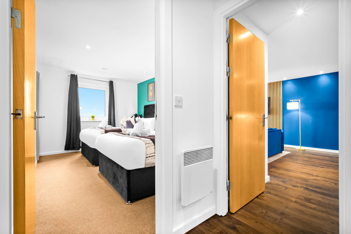 Luxe Two Bed Apartment - City Centre - Balcony & Parking in Masshouse Ln, Birmingham B5 5JF, UK - Property image 50 - VivreStays