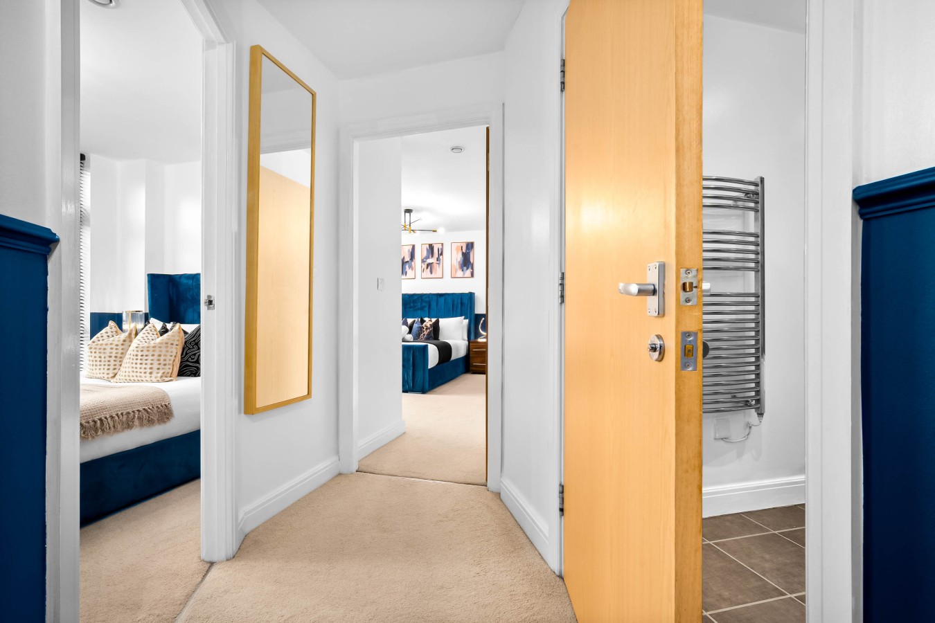 Luxury 2 Bed Apartment - Parking - JQ - City Centre - Bedroom TV in 100 Warstone Ln, Birmingham B18 6NP, UK - Property image 47 - VivreStays
