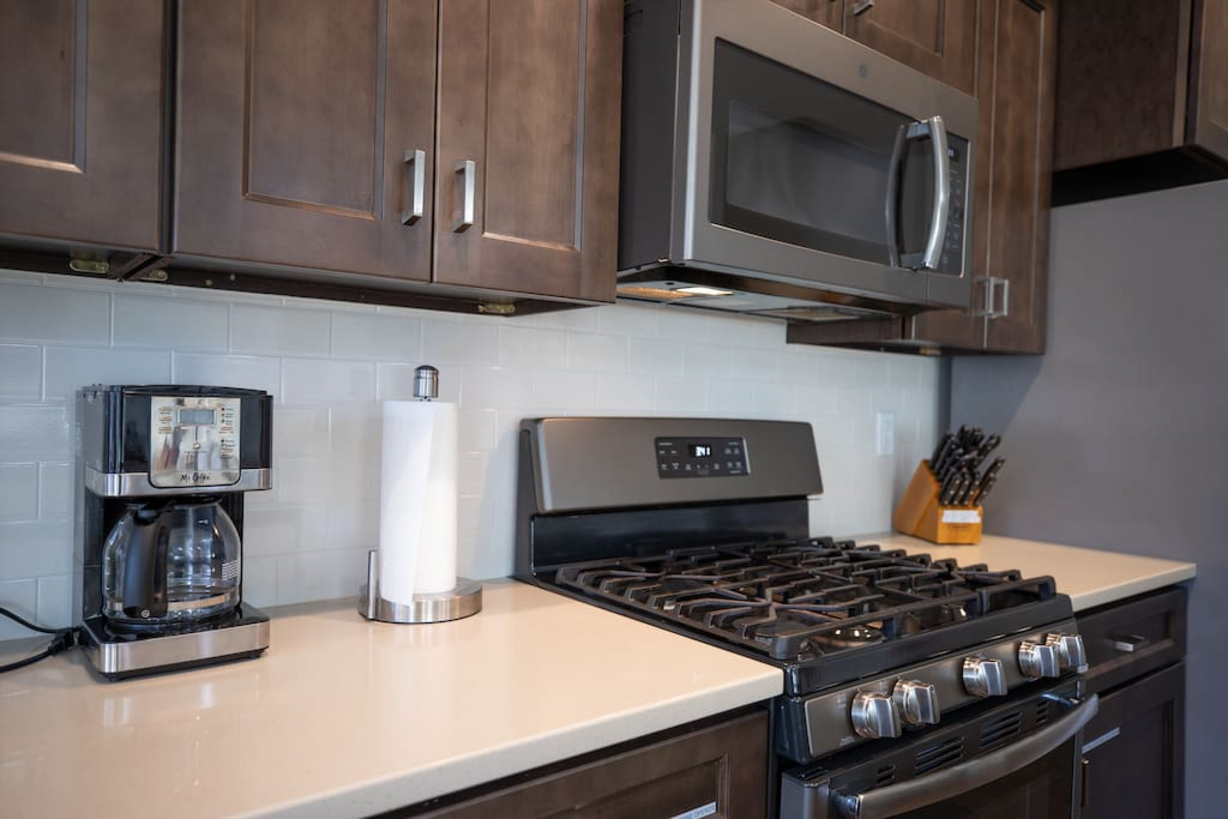Fully stocked kitchen
