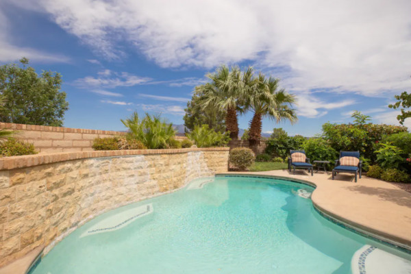 French Cottage Style Home with Stunning Private Pool & Chef's Kitchen