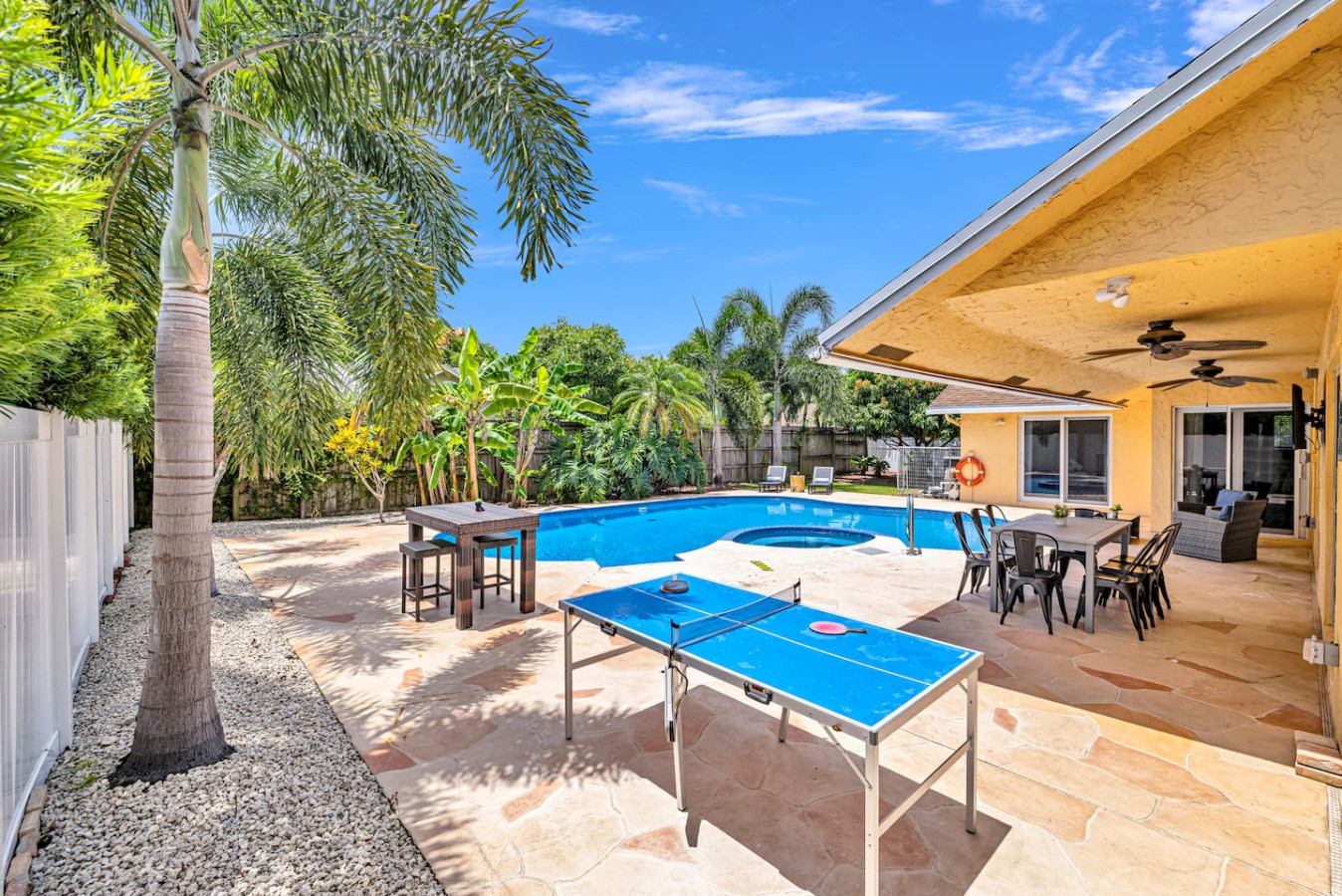 Palm Paradise Retreat -Heated Pool East Delray 4/3