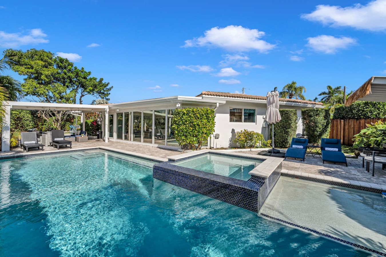 Waterfront Heated Pool Home Near Beach | Sleeps 10