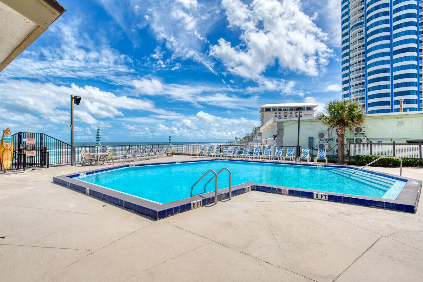 Beach Please! Pool + Balcony Ocean Views Unit 7G