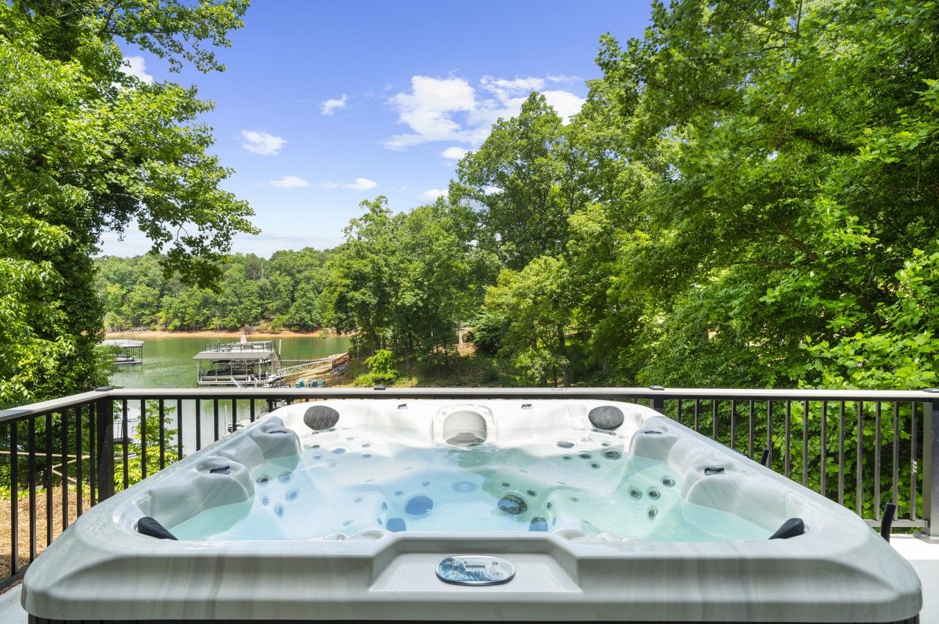 Lanier Lake House w/Private Dock Hot Tub Dogs Ok Game Room Golden Tee
