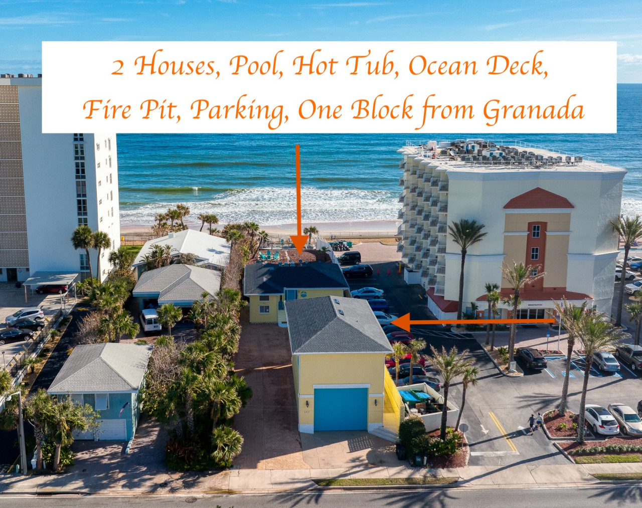 Seaside Serenity-Pool, Fire pit, Beachfront Massive Ocean Deck