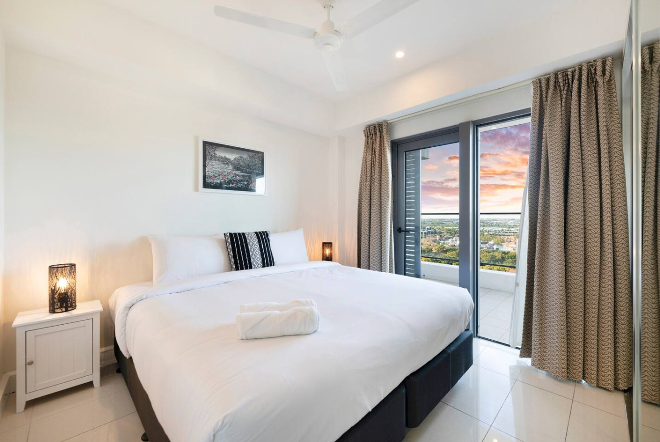 ZEN OCEAN BLISS - Cozy 2-BR/2-BA Sea View Retreat - Sink into the embrace of restful slumber atop our premium commercial-grade mattresses, promising nights of rejuvenating sleep and waking up refreshed for the day ahead.