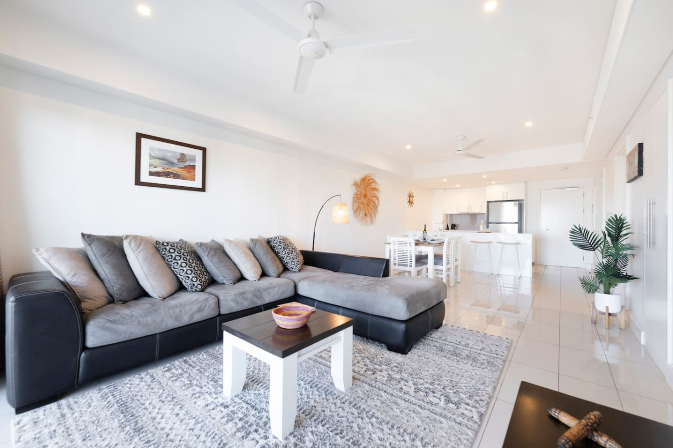 ZEN OCEAN BLISS - Cozy 2-BR/2-BA Sea View Retreat - Our open floor plan allows you easy access to other common areas of the home.