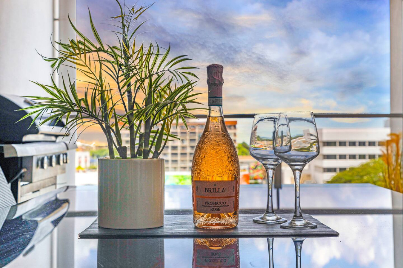 ZEN Central Bliss 2BR Holiday Retreat in the CBD - Enjoy complimentary wine upon arrival, setting the tone for a delightful stay.