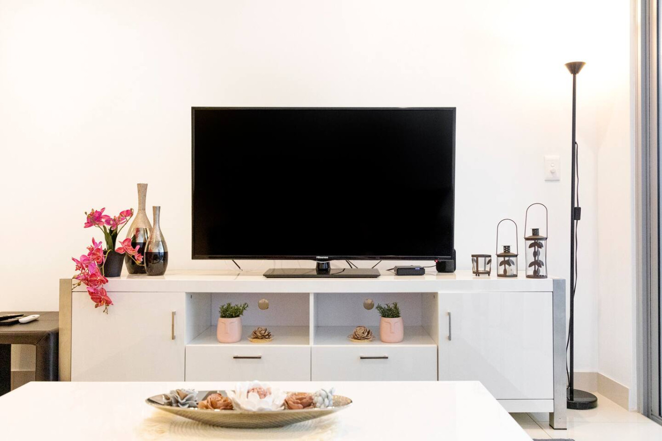 ZEN Central Bliss 2BR Holiday Retreat in the CBD - Catch up on your favorite shows or stream movies in high definition on our sleek flat-screen TV.