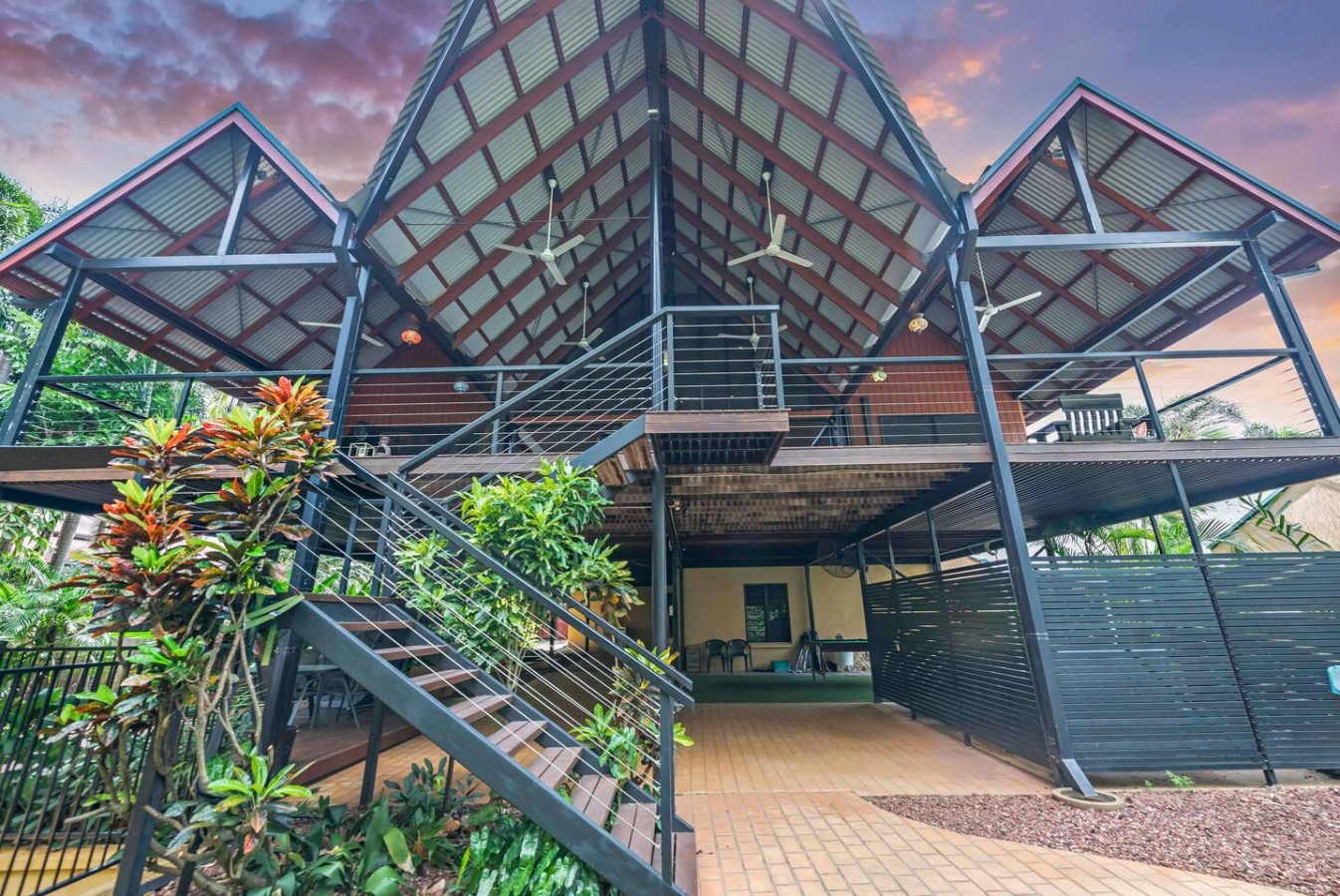 Unique architectural design will leave you mesmerized.