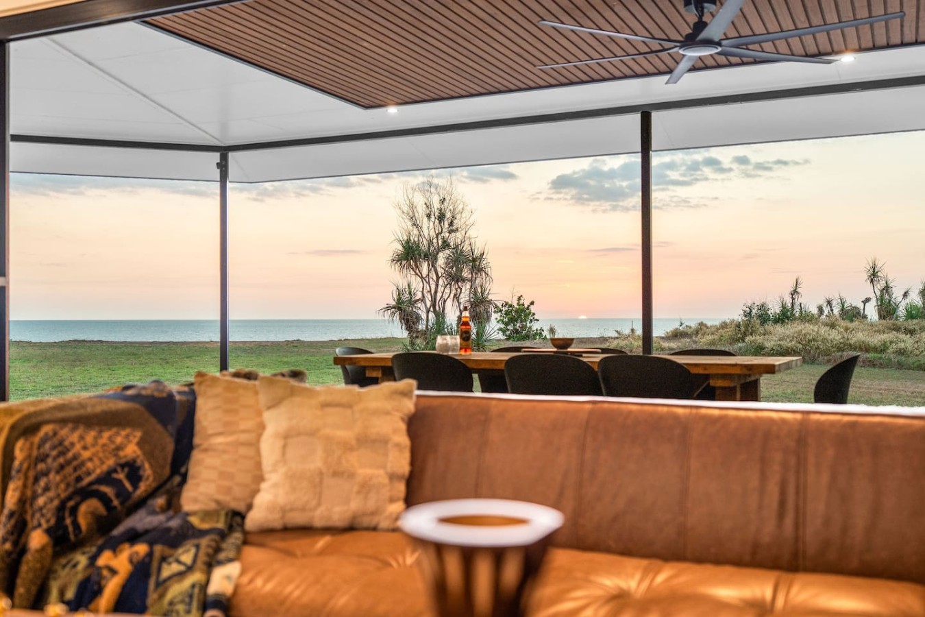 ZenLux Mermaid Sunsets: Beachfront Fishing Retreat