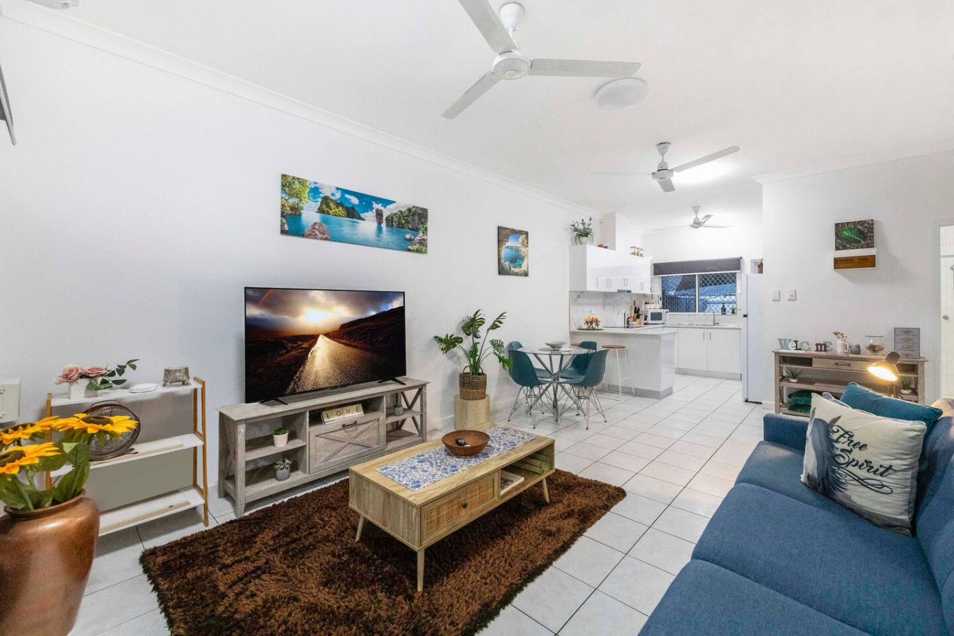 Zen Garden: Modern City Living ~ Outdoor Dining ~ Private Backyard - Modern living room with ample natural light and inviting ambiance.