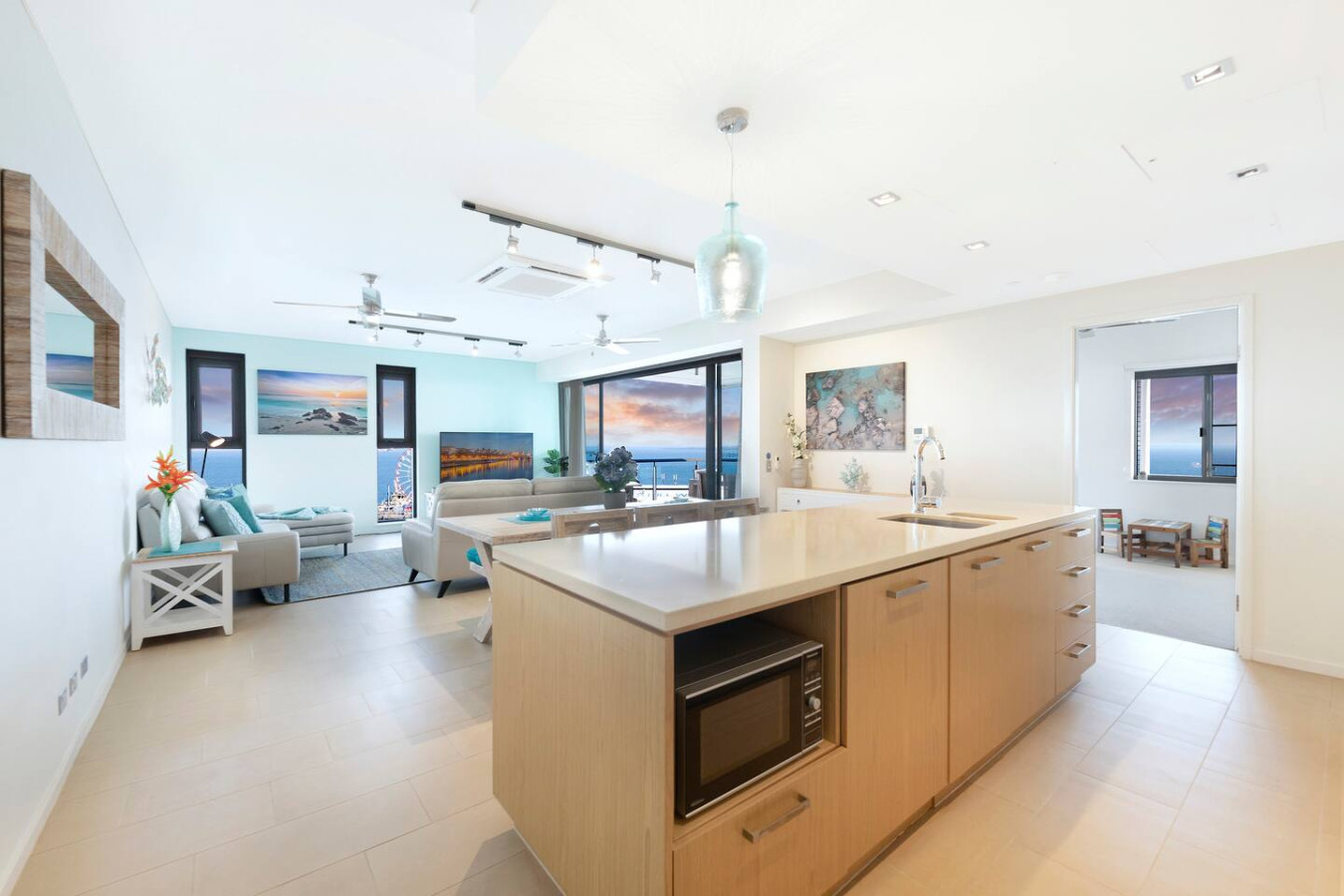 ZEN POINT PENTHOUSE 3-BR Executive w/ front Retreat - Set the scene for memorable meals in our stylish kitchen, a place where culinary creativity knows no bounds