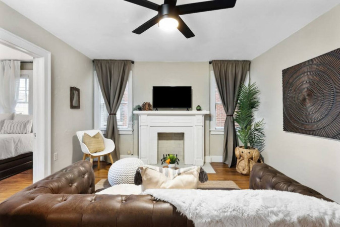 Stylish Urban Escape in a Century-Old Brick Home