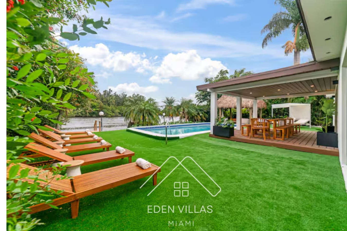 Hermes Inspired Villa | Waterfront | Pool |Tiki