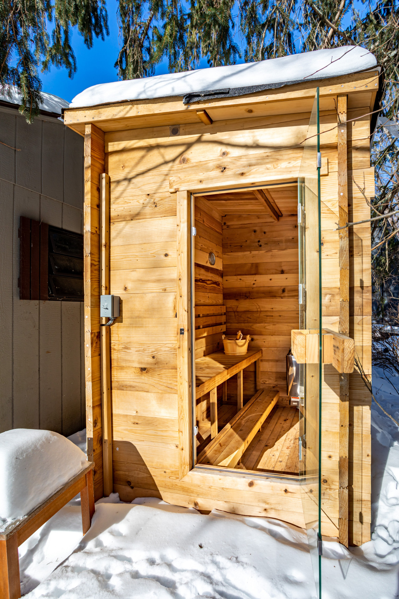 Unwind in your private sauna - your personal retreat for deep relaxation and total rest
