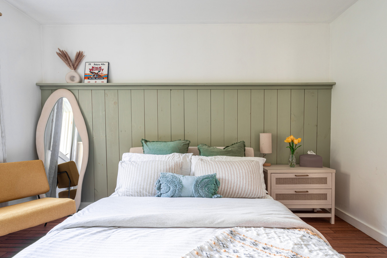 Drift off in a plush bed made for slow mornings