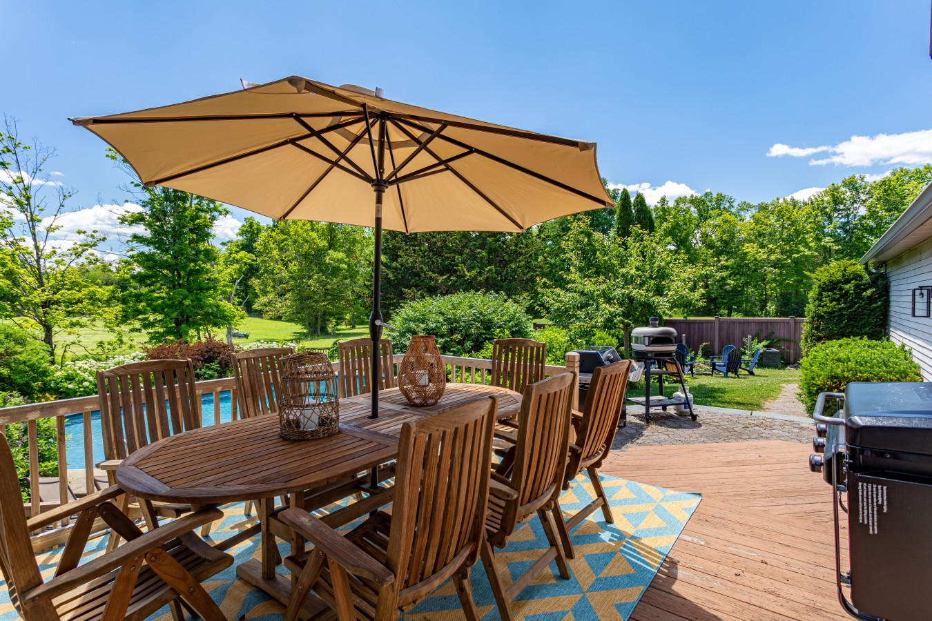 Sunshine, fresh air, and plenty of space to gather with friends and family