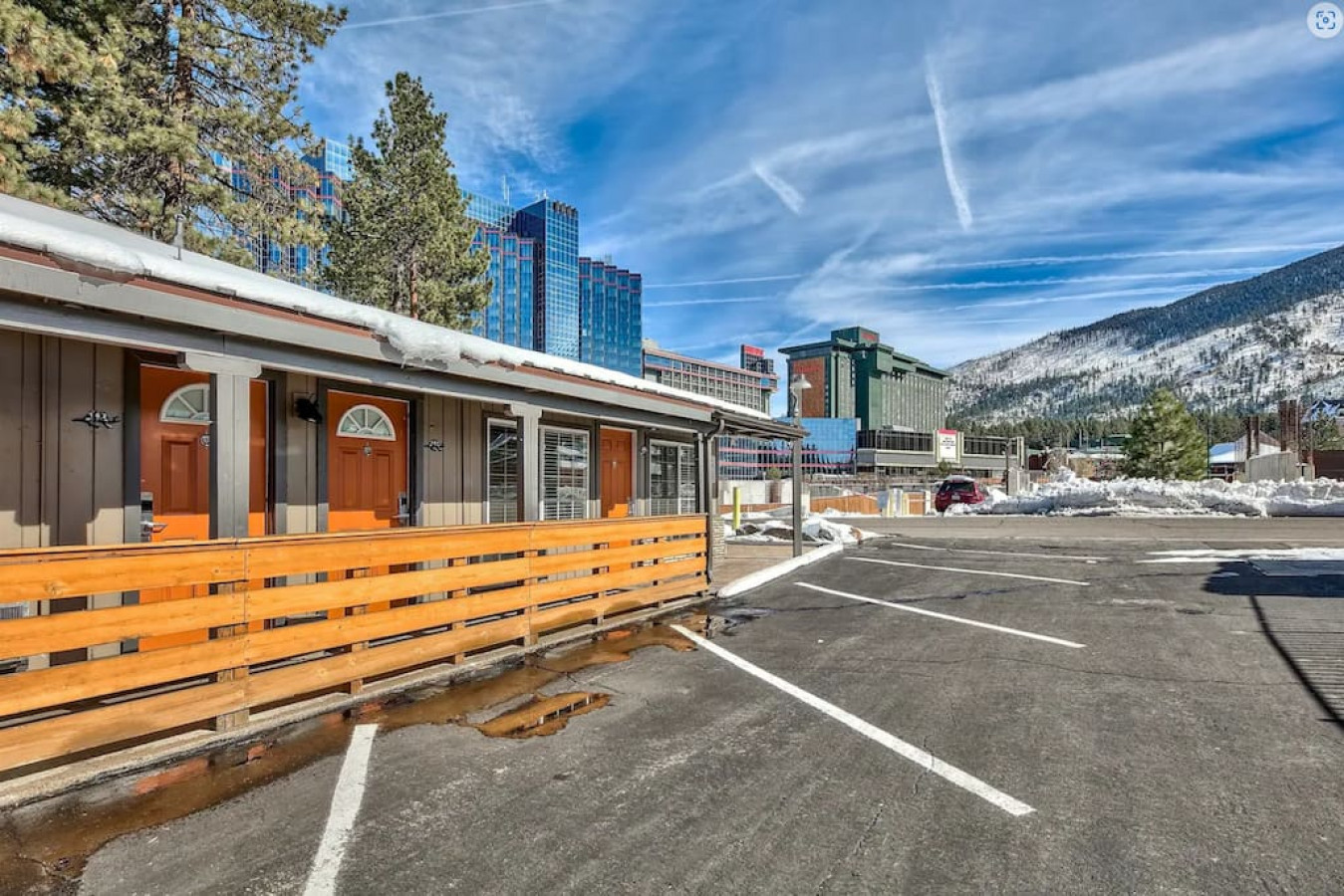 Parking space of the property.