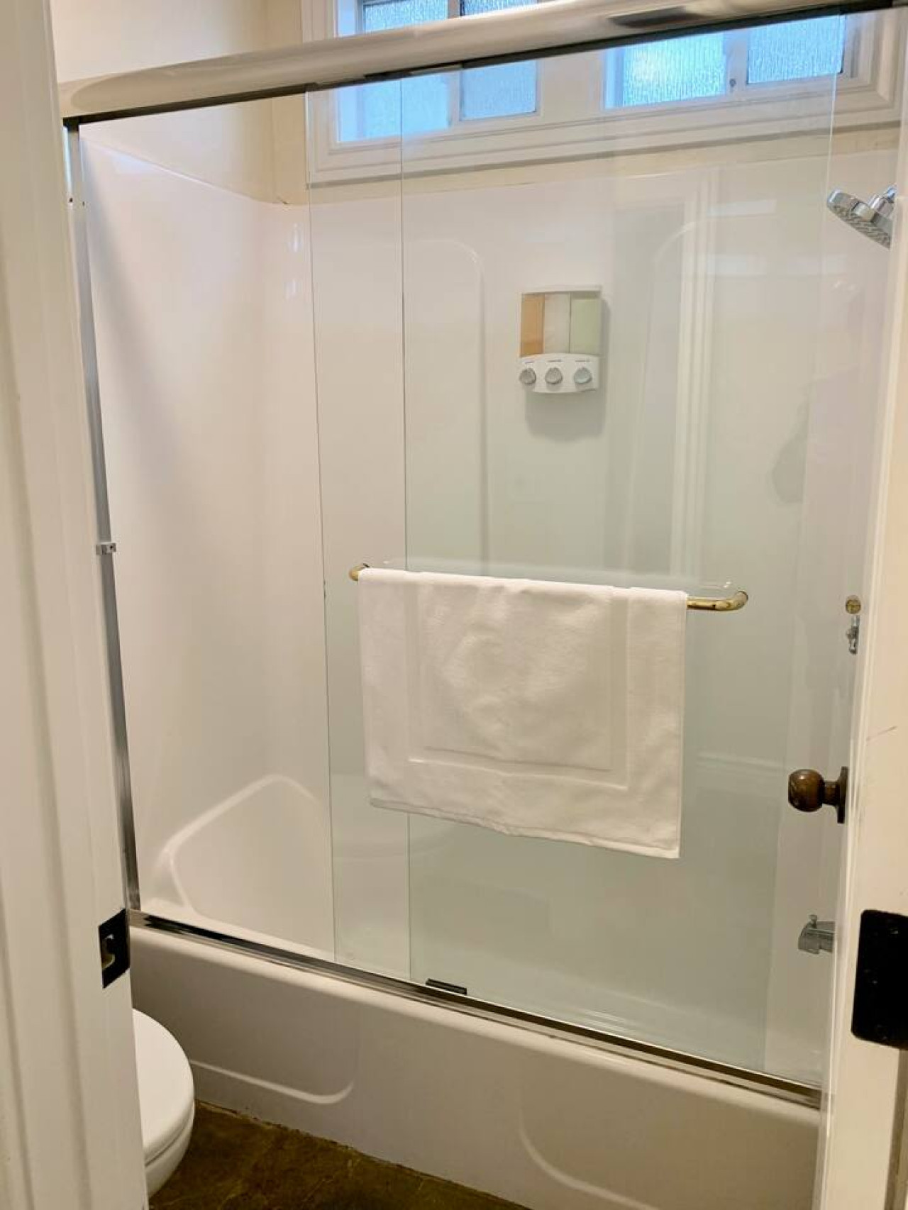 Bathroom equipped with bathtub