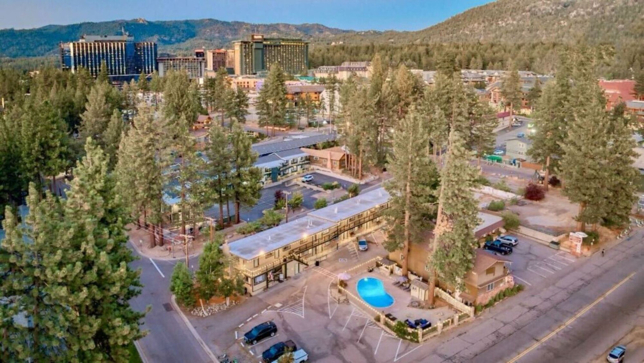 Bird's eye view of the property