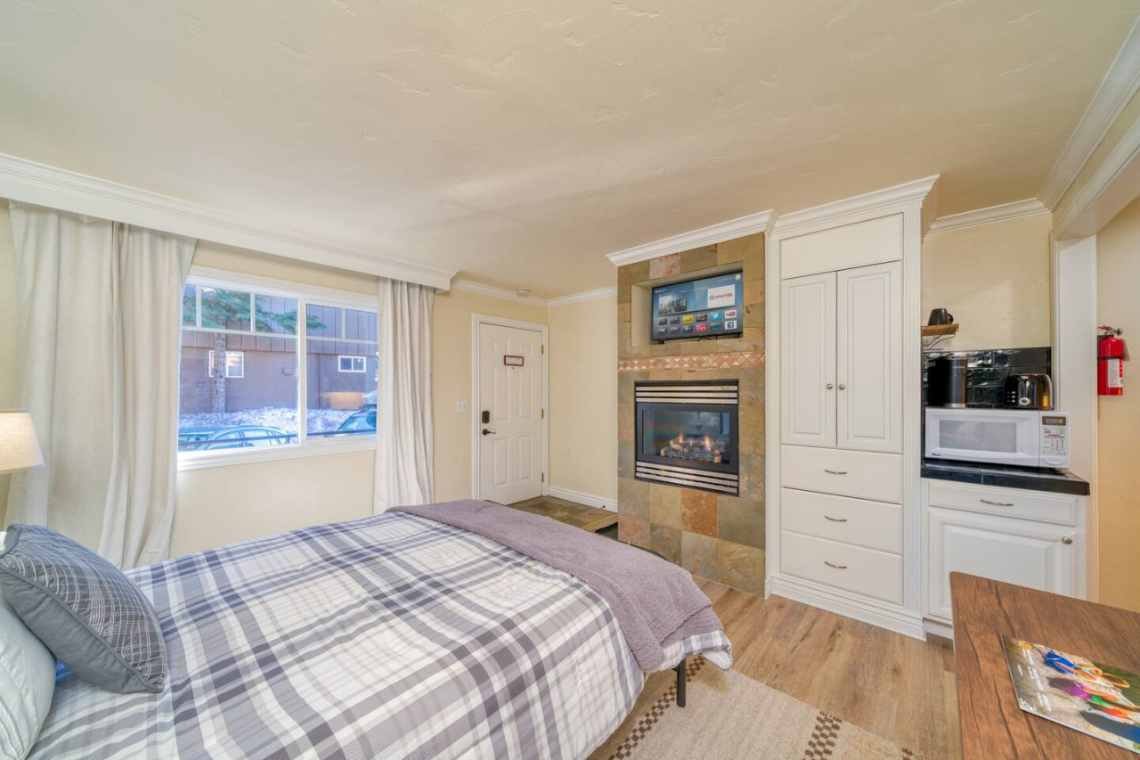 Bedroom view from the work space table