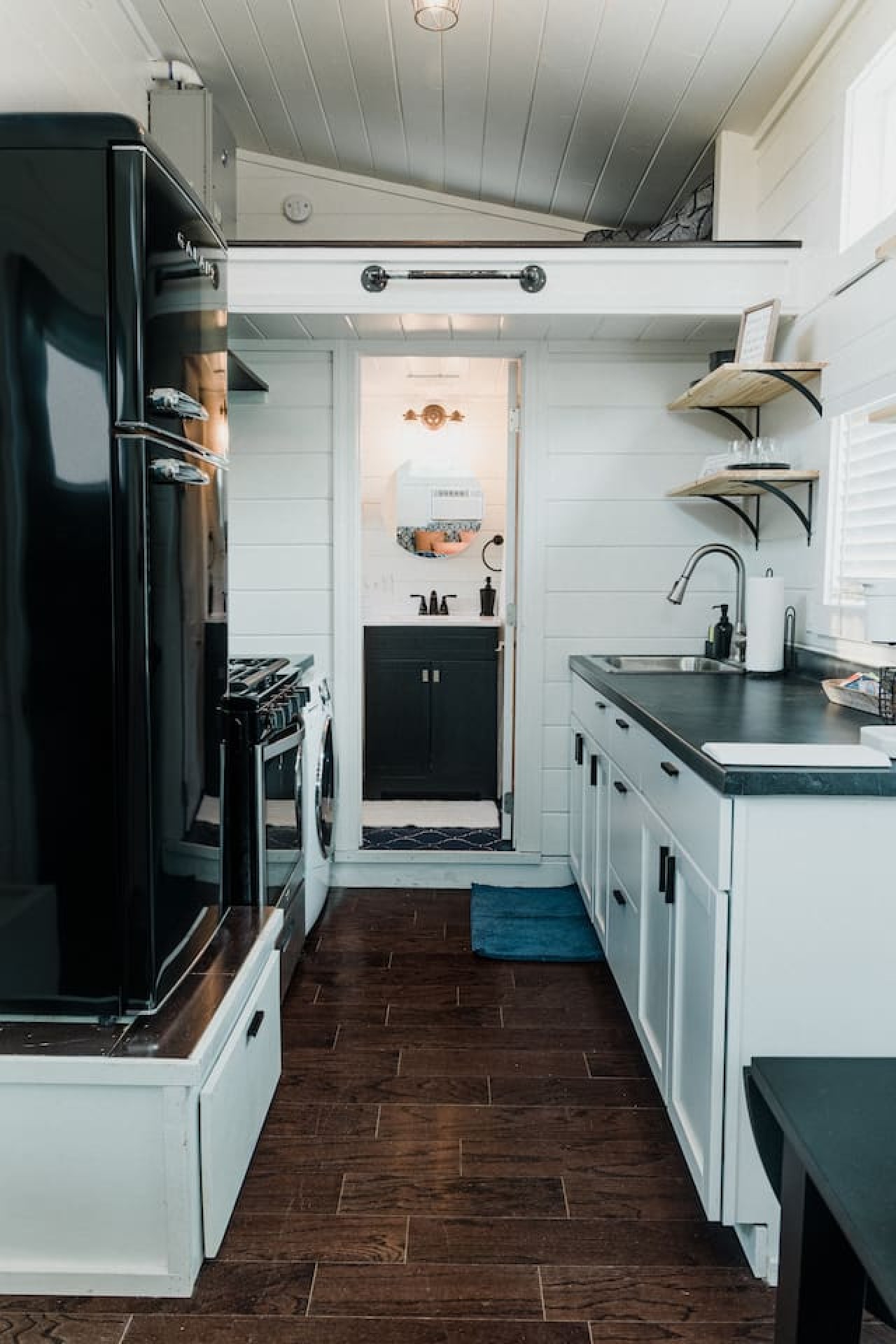 Our kitchen offers a full size fridge, full size gas stove, microwave, and Keurig. Laundry unit not available.
