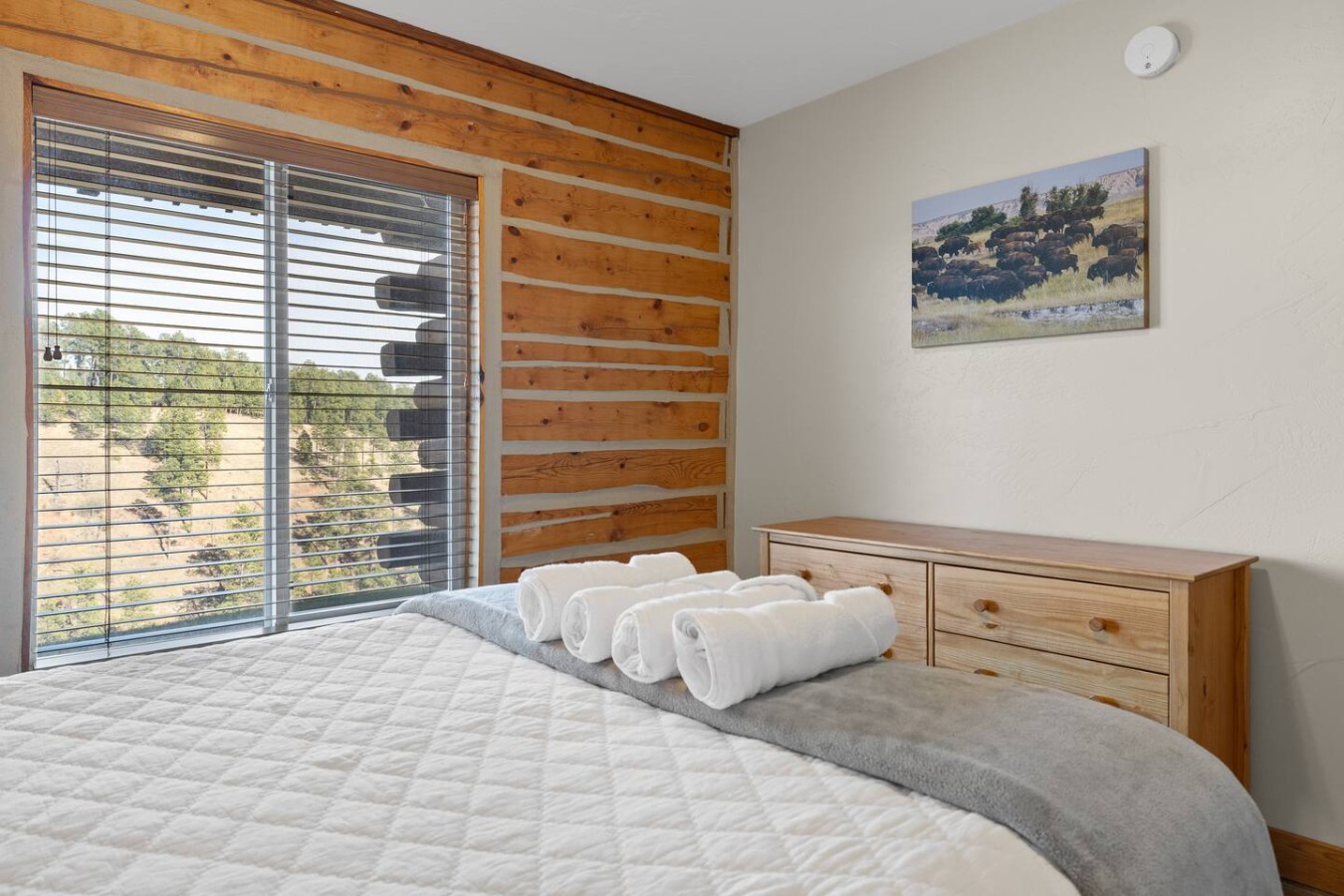 Log cabin on a canyon, panoramic hills, 3 levels — photo 15